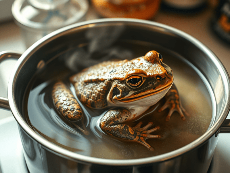 台灣豈能變成溫水青蛙