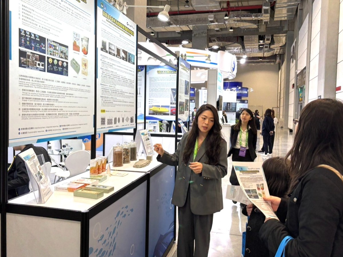 海大展出　海洋碳匯研發成果