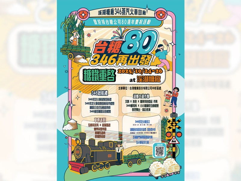 阿公級蒸汽5分車　重挀雄風