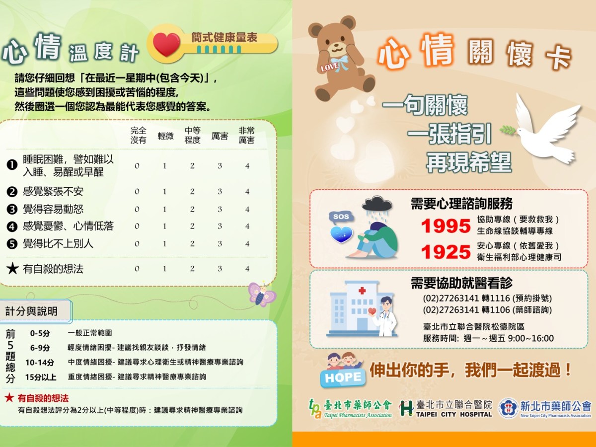 藥師的義舉　讓求助變得更容易